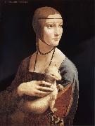 LEONARDO da Vinci Lady with the ermine